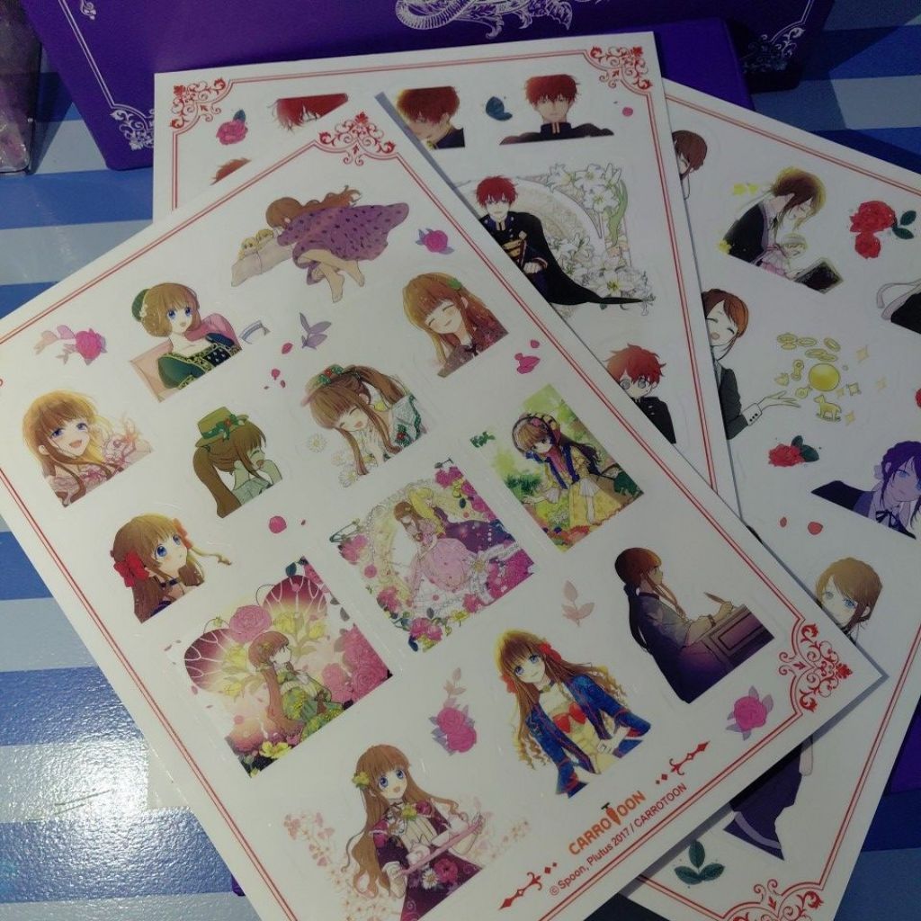 Stiker official Suddenly i became a princess