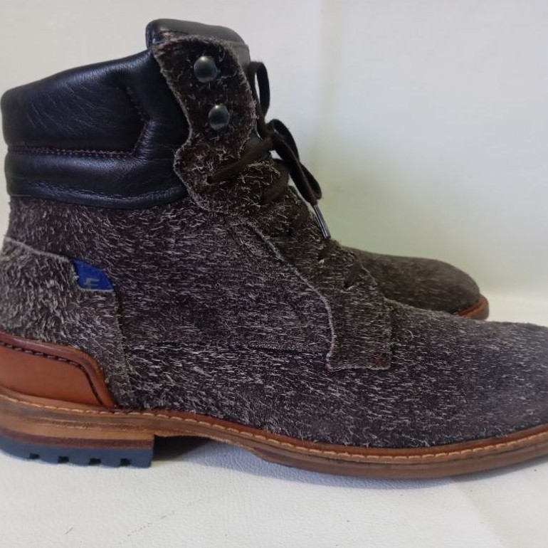Sepatu Boot FLORIS VAN BOMMEL 41//MOTIF//SUEDE
