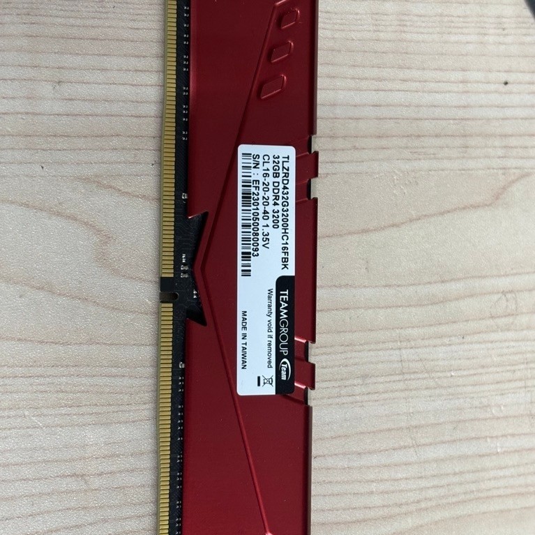 RAM PC TEAM T-FORCE VULCAN Z 32GB 32x1 3200MHZ
