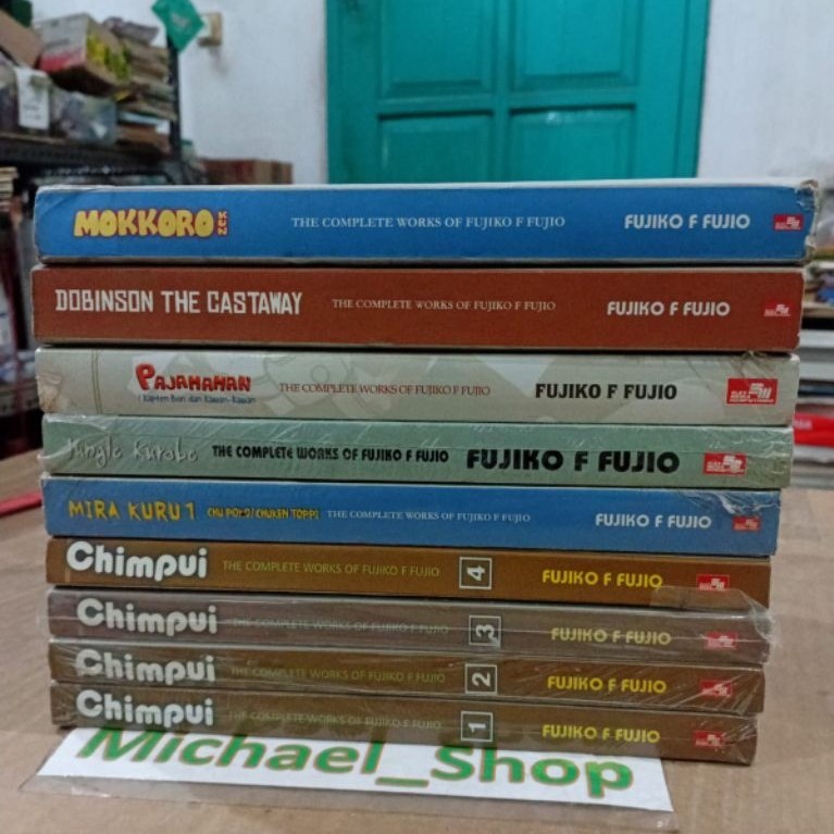 SET 9 Buku Komik Masterpiece Fujiko F Fujio Collection The Complete works Chimpui 1-4 Mirakuru 1 Paj