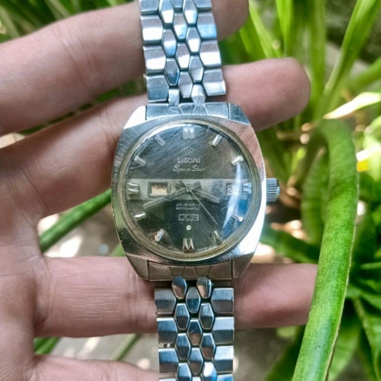 Jam Tangan Vintage Titoni Space Star Rotomatic Original