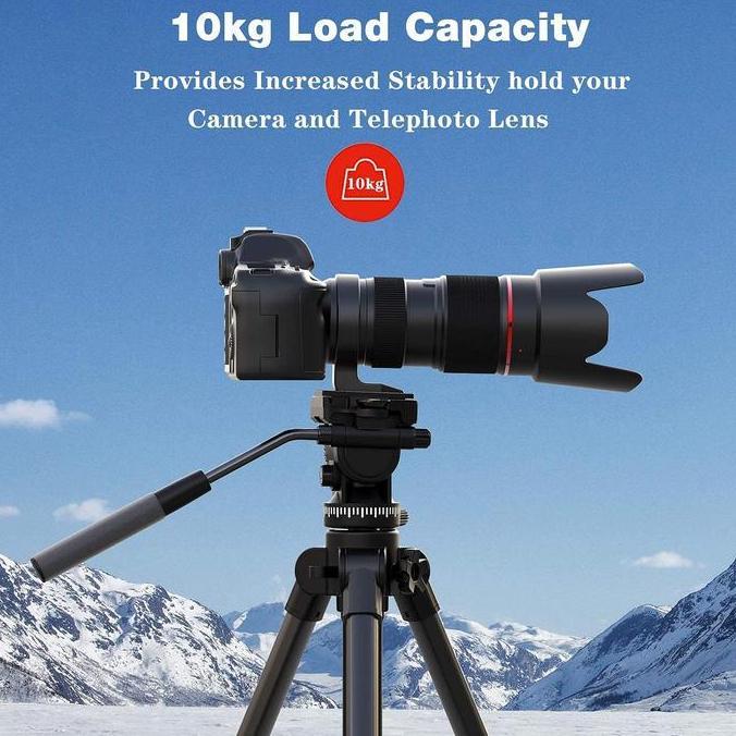 Cam- Tripod Video Kingjoy Vt-1500 Fluidhead Profesional Video Kamera