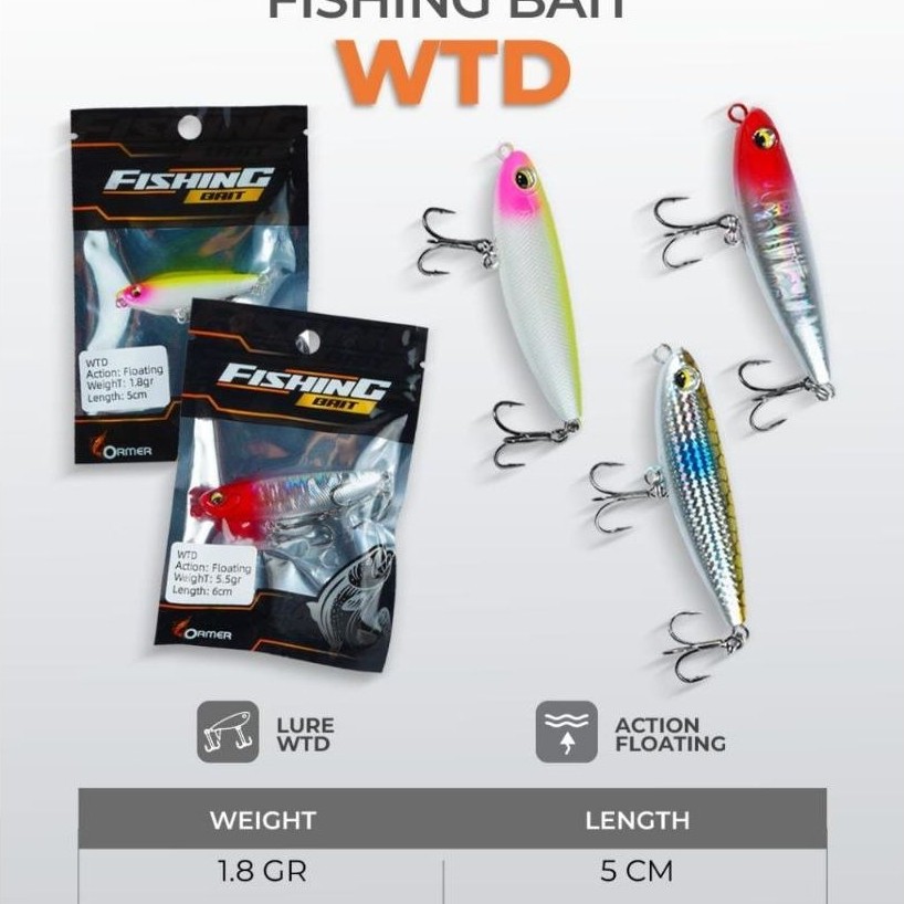 Lure WTD umpan WTD  Ormer