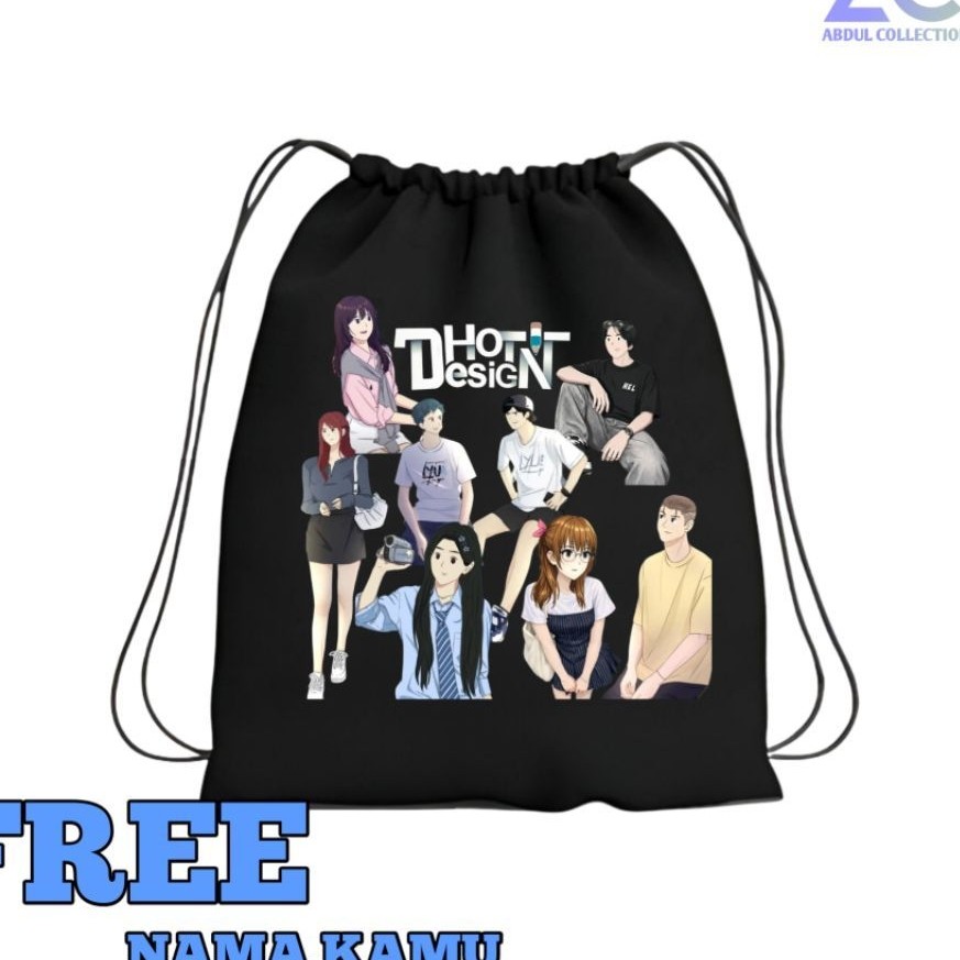 Tas Gendong Anak Tas Serut String Bag Couple Dhot Design Gank 4G LTE Girls Trendy