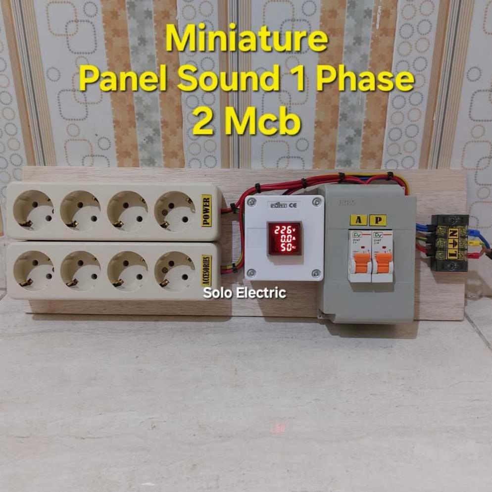 Panel Sound 1 Phase / Panel Listrik 1Phase 2 Mcb