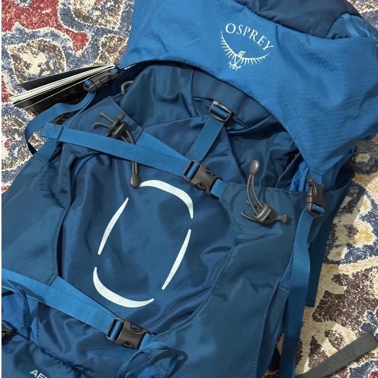 OSPREY AETHER 55 DEEP WATER BLUE GARANSI RESMI