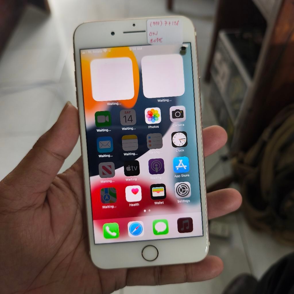 (zee) ip 7 plus 128gb bypass cell rosegold