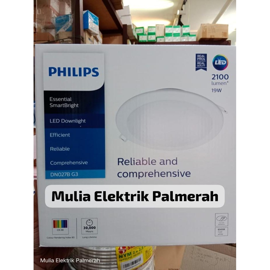 LAMPU LED PHILIPS DN 027B DN027B DN 027 B 22 WATT 22WATT - 4000K