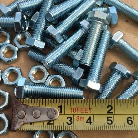 baut mur 7x35 baut mur 11 panjang 3,5cm