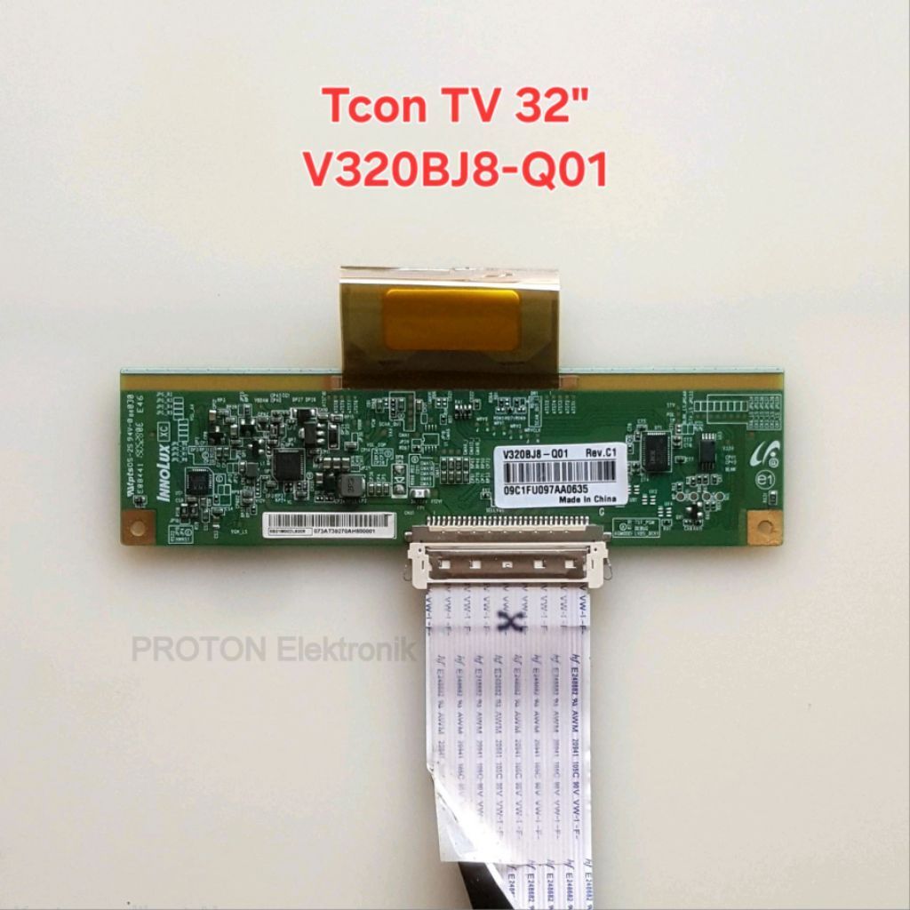Tikon LCD TV V320BJ8-Q01 tcon panel Innolux Timing Control Board Coocaa 32TB5000 POLYTRON PLD32T7511