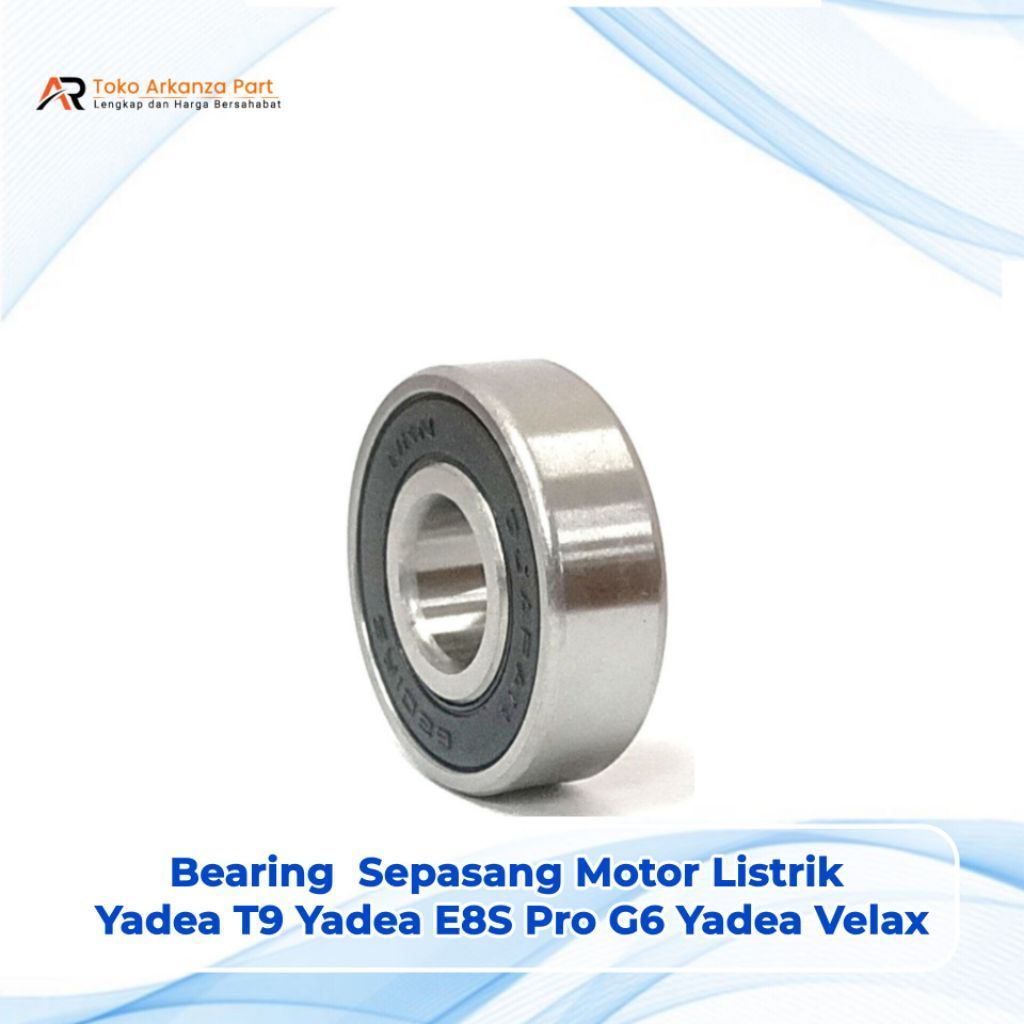 Bearing Bering Laher Roda Depan Sepasang Motor Listrik Yadea T9 Yadea E8S Pro G6 Yadea Velax