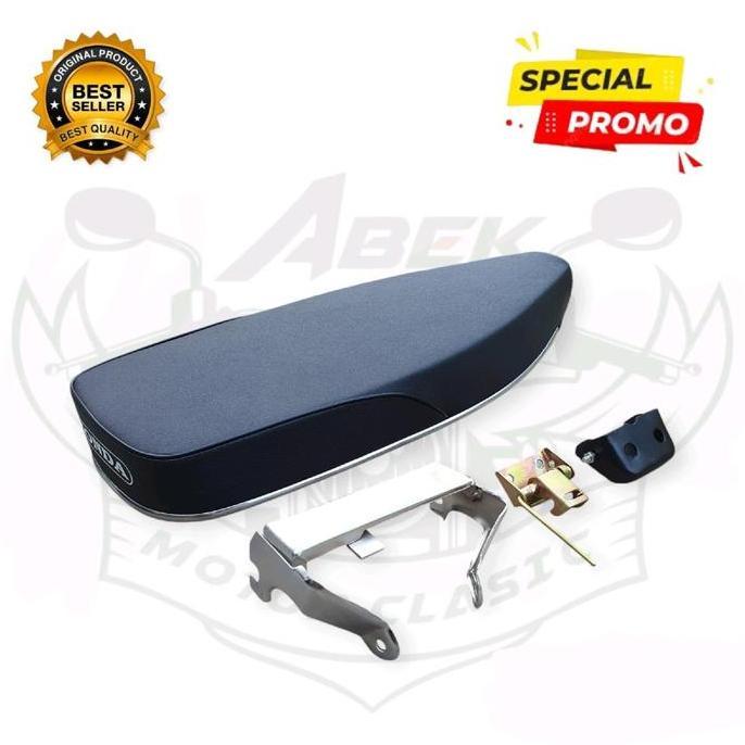Jok C70 Slim Tipis Fullset Pangkon + Engsel + Kunci Jok