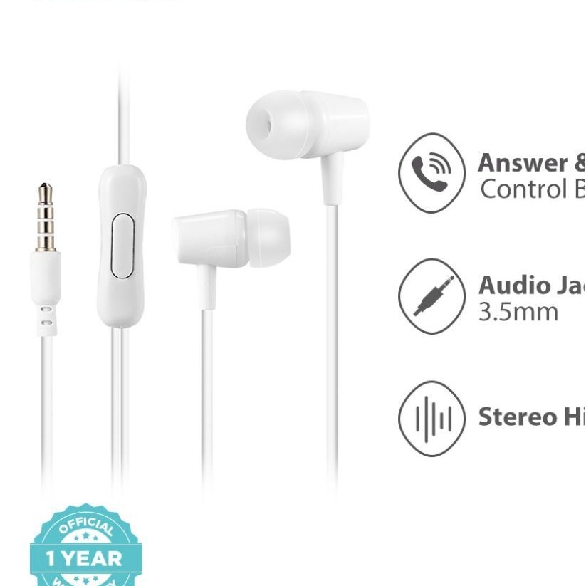 kivee KV-MT22 Earphone Kabel In-Ear