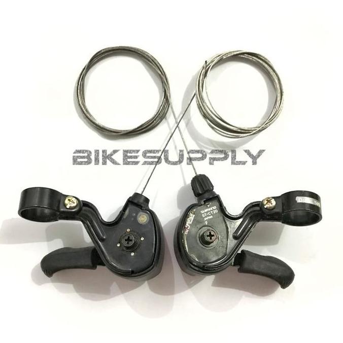 Promo Shifter Operan Sepeda Merk Shimano Altus 3 x 6 Speed ST - CT20 Via Japan Vintage NOS Jadul New