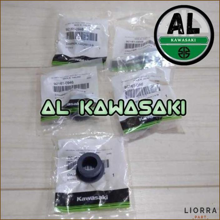 KARET DAMPER BRACKET BRAKET FOOTSTEP ER6 ER6N ER6F NINJA 650 ORIGINAL PREMIUM