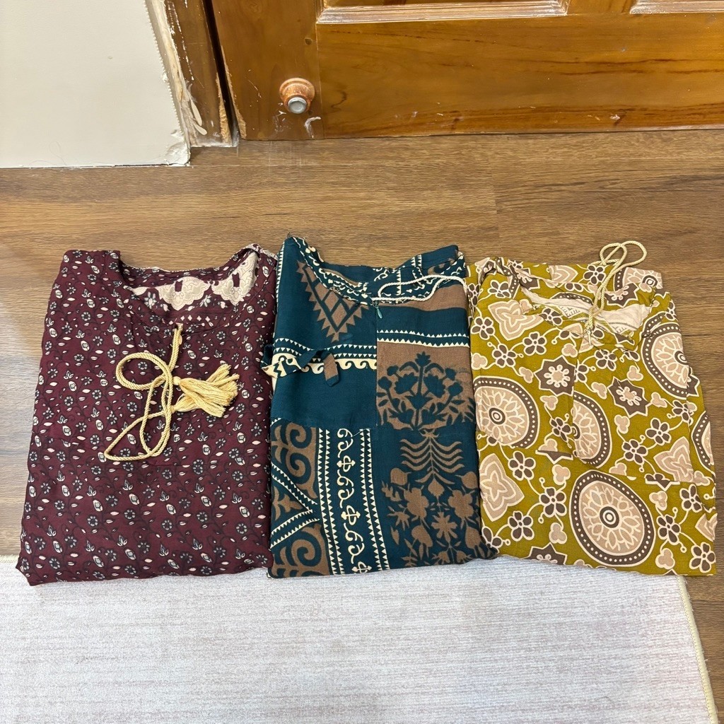 (GAMIS ISI 3) PRE ORDER PAKET SULTAN GAMIS NAURA MAROON+GAMIS BELLALUNA EMERALD+GAMIS ALYA GOLD