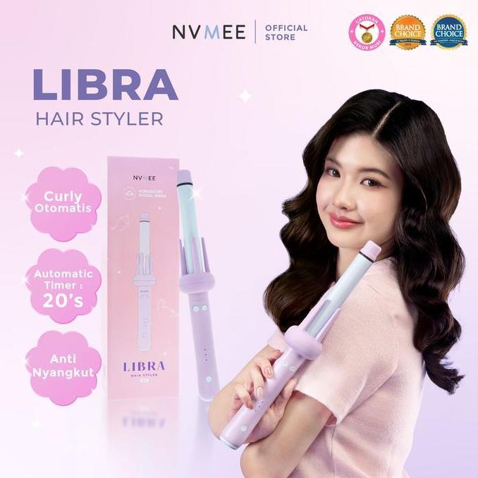 regazon.id - nvmee - catokan keriting keramik otomatis libra hair styler new desain