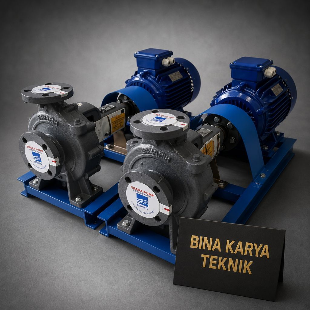 Pompa Sentrifugal EBARA 100x80 FSH 4KW 5,5HP 380V Centrifugal Pump