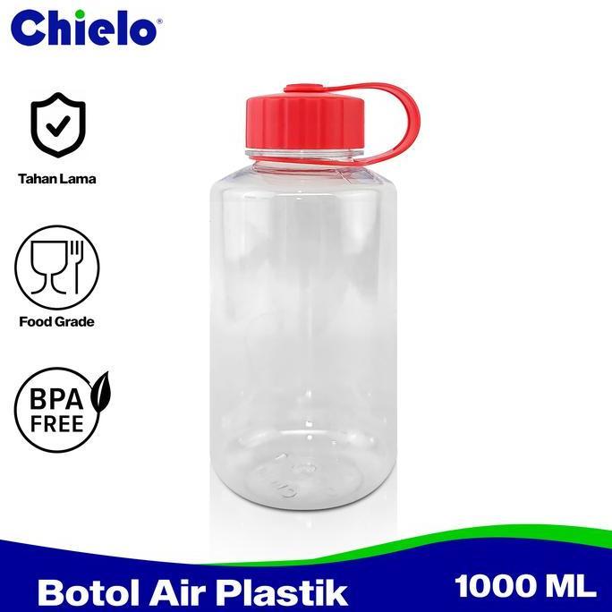 Dingdong- Chielo Botol Minum Plastik 1000 Ml Dundee Ter Bottle Bpa Free Chi-Dundee Varian Rna