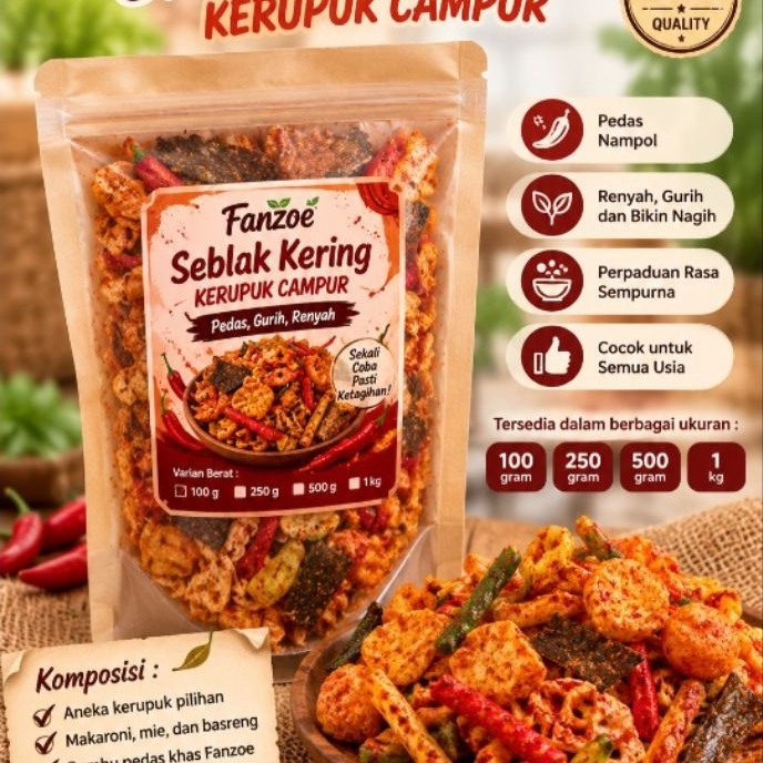 KRUPUK SEBLAK_KRUPUK SEBLAK CAMPUR_KRUPUK SEBLAK PEDAS DAUN JERUK_KRUPUK SEBLAK MIX