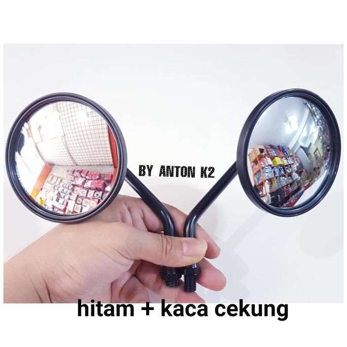KACA SPION BULAT VARIASI MOTOR BEAT STREET/BEAT NEW/DELUXE/SCOOPY DLL AK2