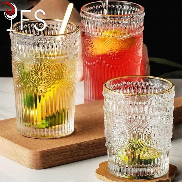 Gelas Cangkir Kopi / Susu Kaca Aesthetic Unik Menarik Glass Coffee Mug Holiday Berbagai Macam Tulisa