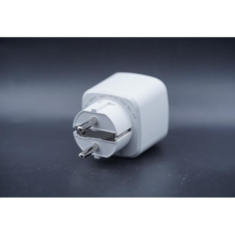 Hot Product Smatrul Stop Kontak Timer 20A Tuya Wifi Smart Socket Plug Wireless Remote Voice Control 