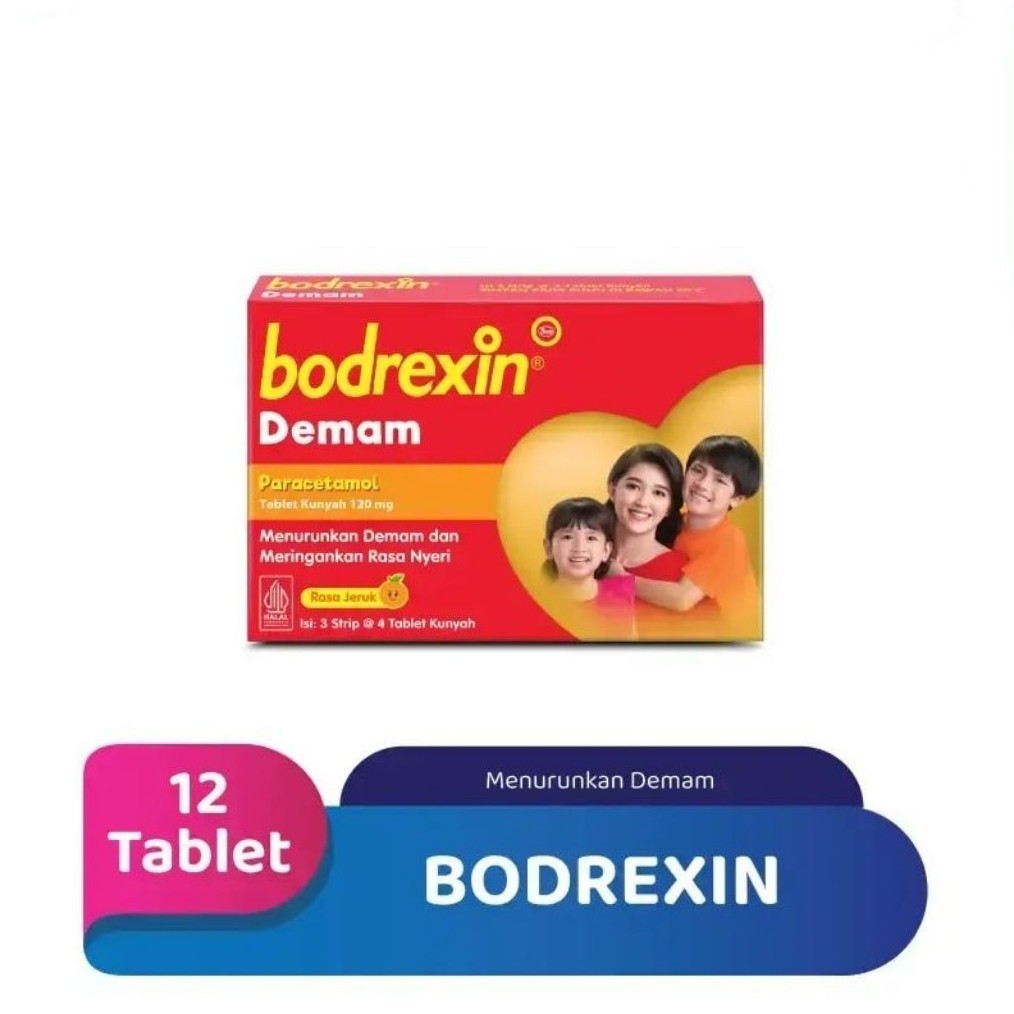 Bodrexin tablet penurun demam anak