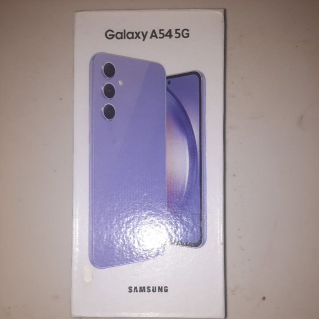 Kardus Dus Box Samsung Galaxy A54 5G Awesome Violet 8/128 Original Sein Second (Baca Deskripsi)