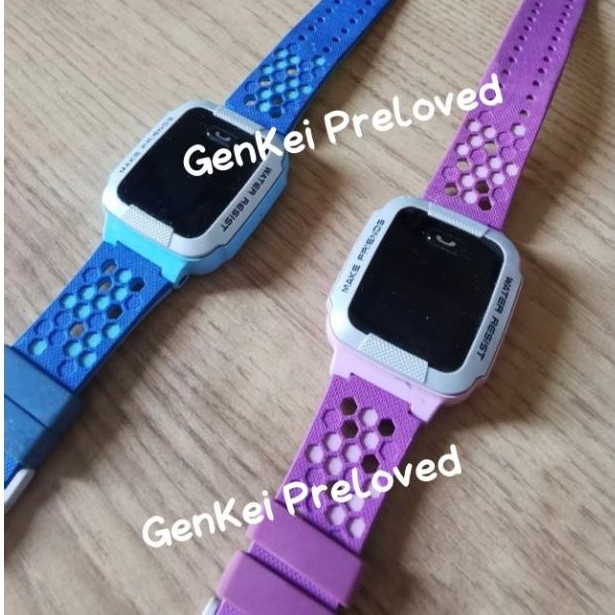 Preloved Smartwatch Anak Imoo Biru/Purple Anti Air