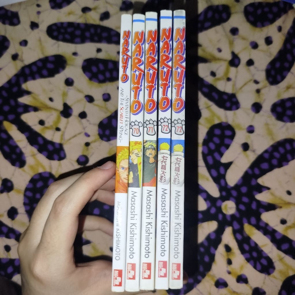 Komik Naruto vol 70 71 72 versi hal lengkap + Side Story kolpri