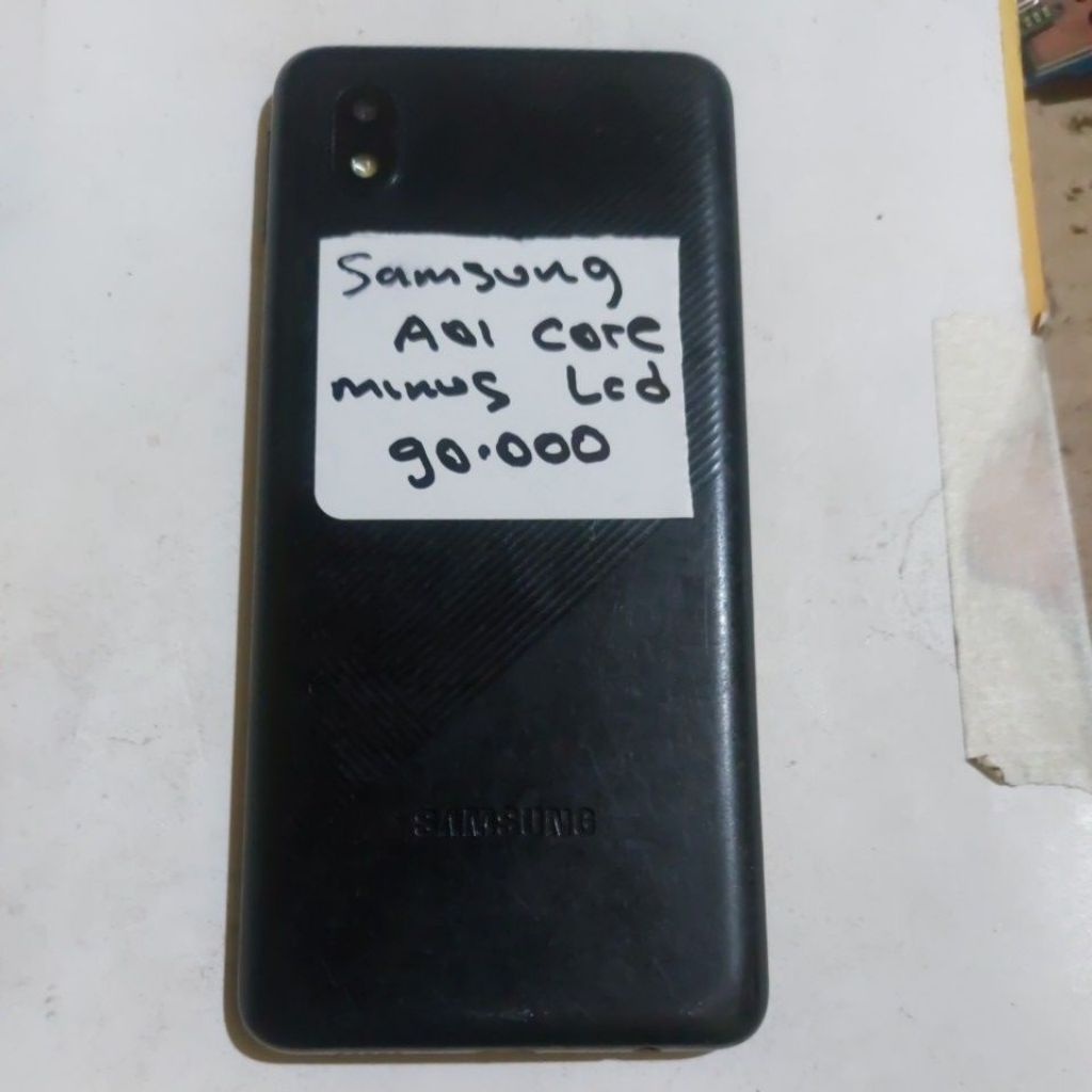 Samsung A01 core kondisi mesin nyala minus Layar