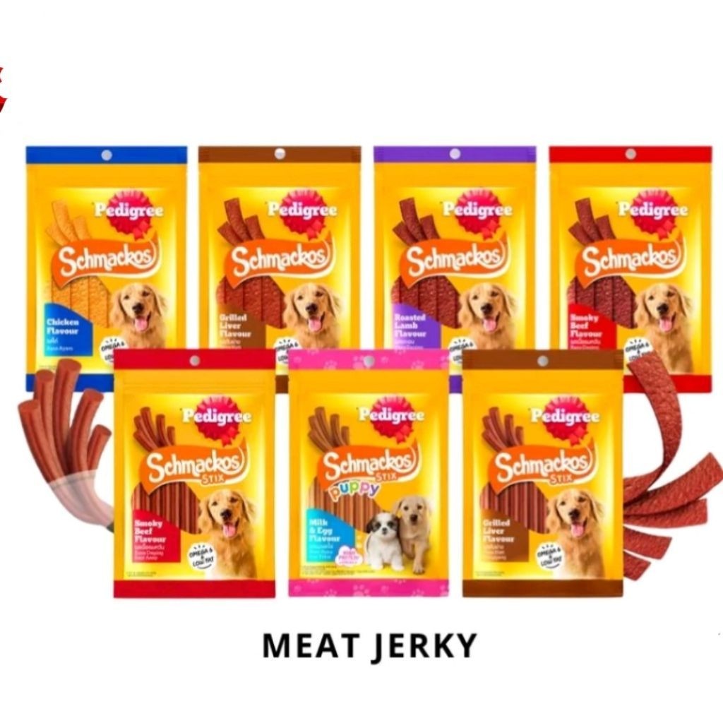 Snack Anjing PEDIGREE Meat Jerky Strap - Meat Jerky Strap