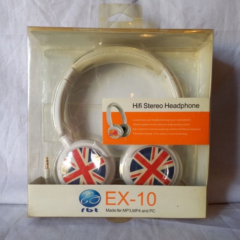 HEADPHONE JADUL KABEL HIFI STEREO / LOGO ENGLAND