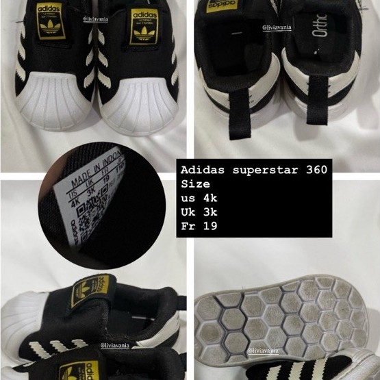 PRELOVED ADIDAS SUPERSTAR 365 KIDS