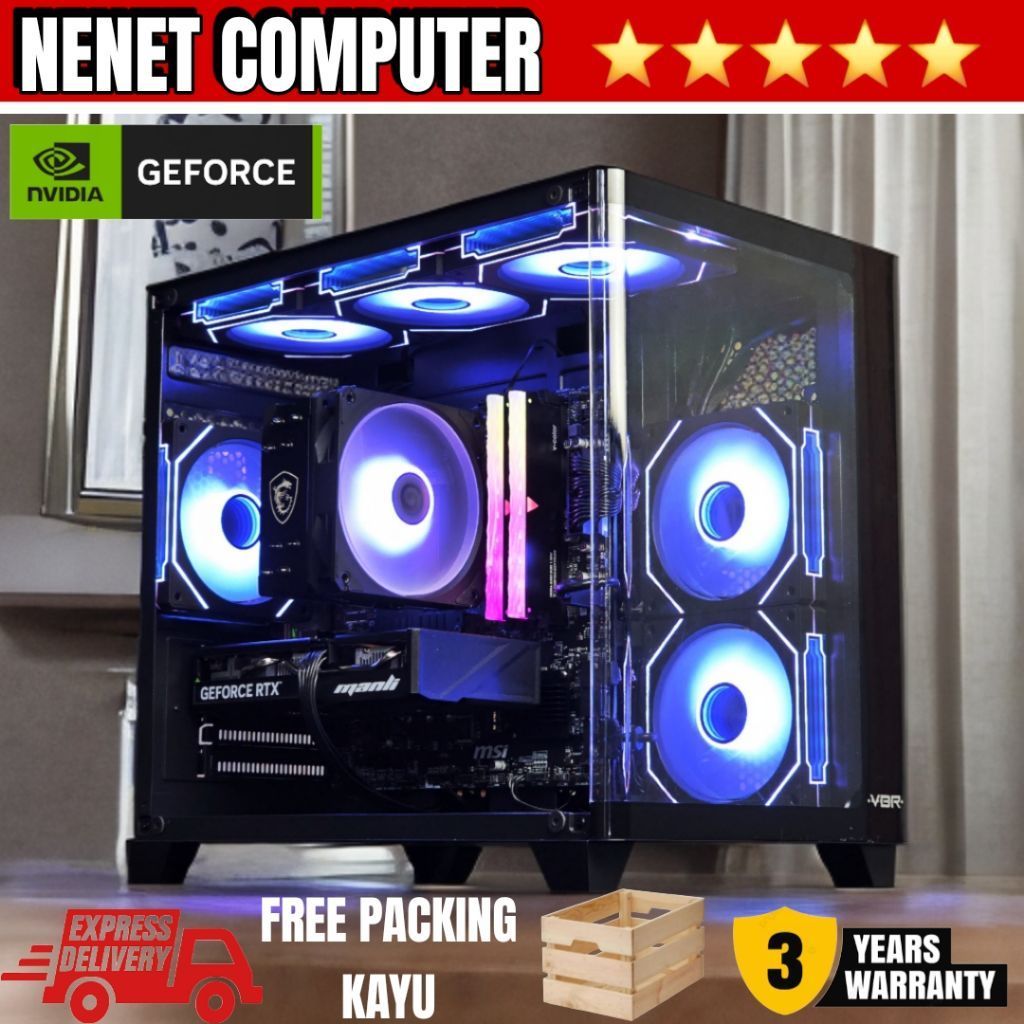 PC Gaming Rakitan i5 13400F | RTX 5060 8GB | 16GB | NVMe - Rakitan Gaming PC