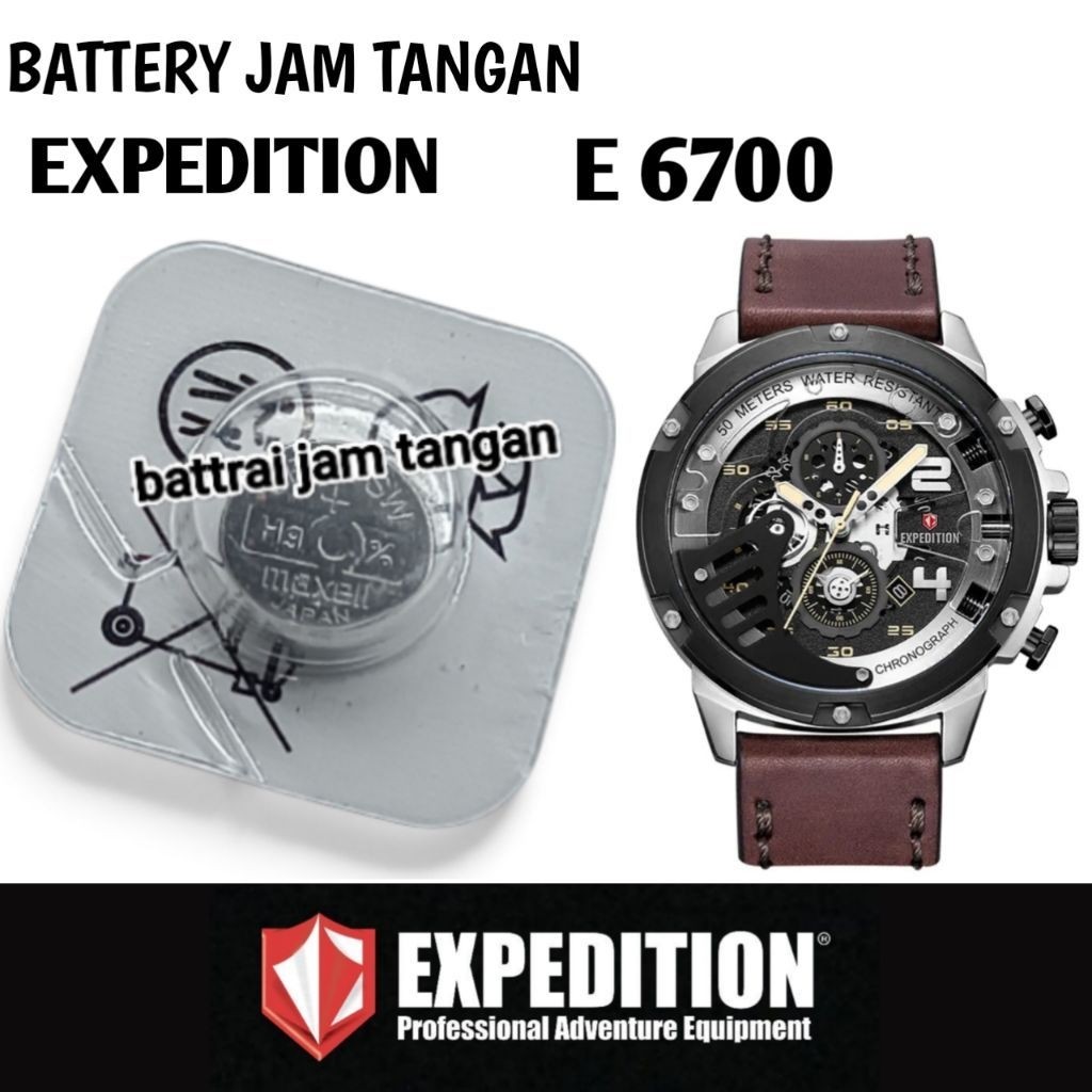 battrai jam tangan expedition battrai jam tangan pengganti e6700