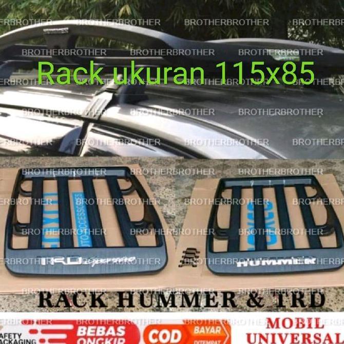 Roof Rack Hummer TRD Sportivo Rak Atas Mobil Universal Avanza Xenia Fortuner Rush Innova Calya Sigra