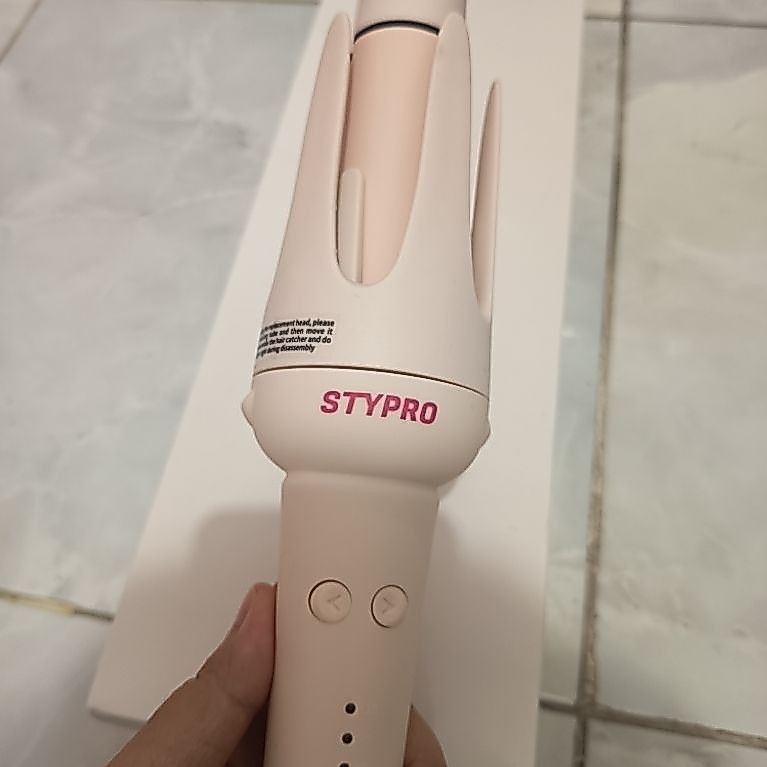 Preloved STYPRO Catok Rambut Curly Otomatis Pink