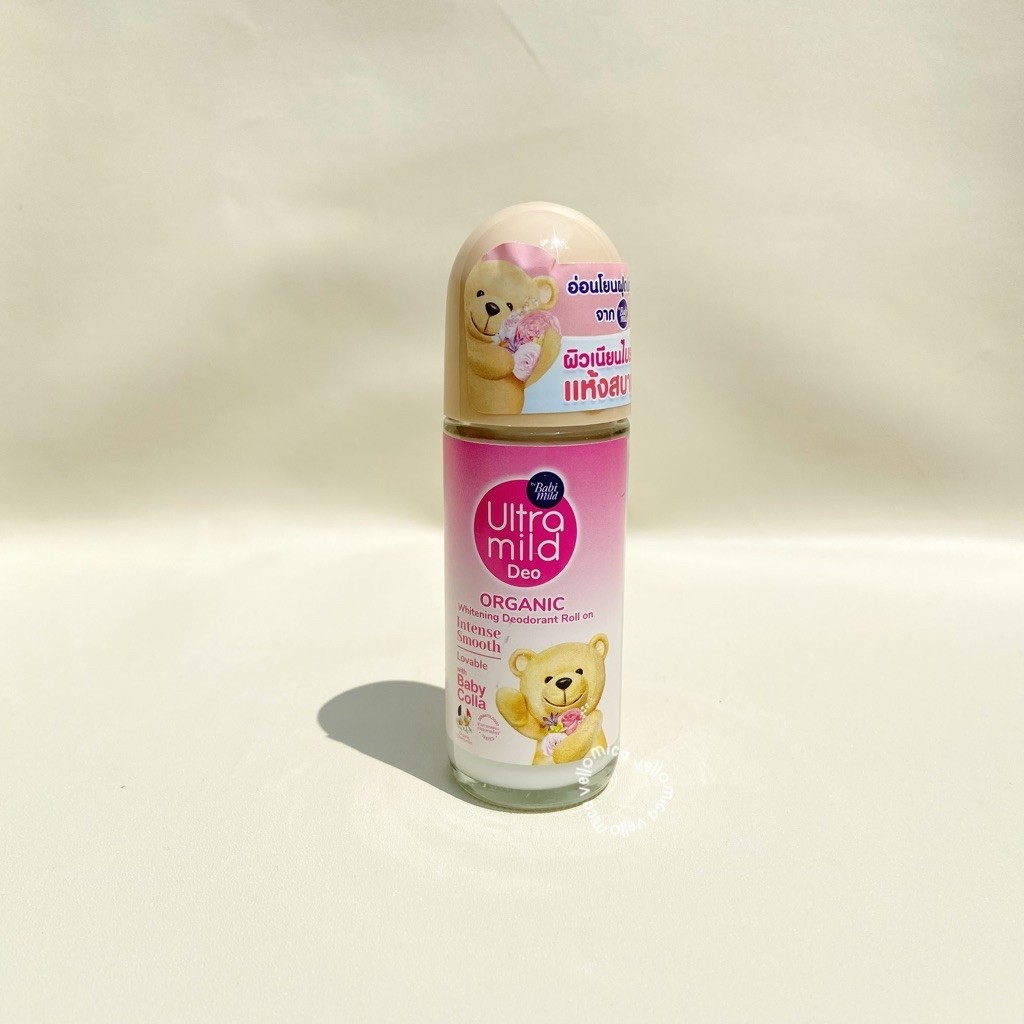 ULTRAMILD organic whitening deodorant roll on intense smooth 40ml