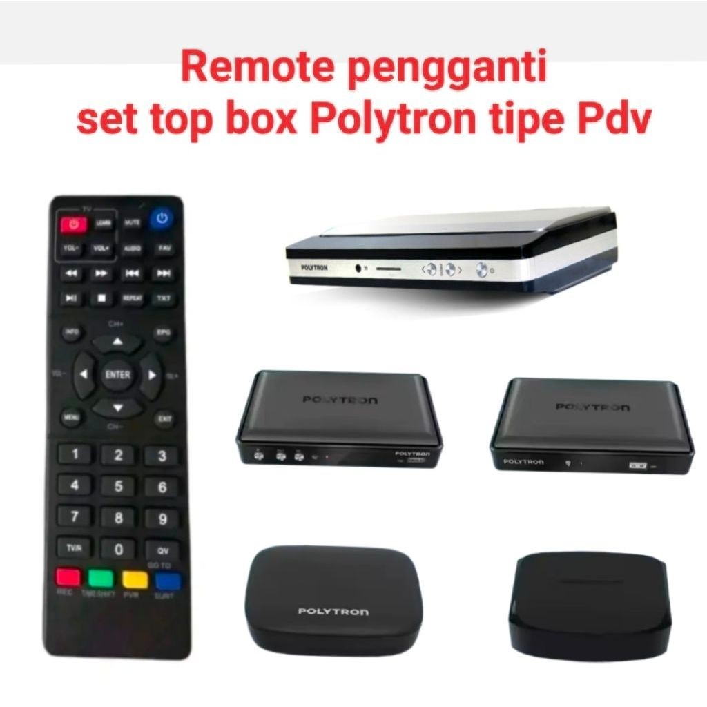 Remot pengganti stb polytron pdv 610t2 remote set top box polytron PDV620T2