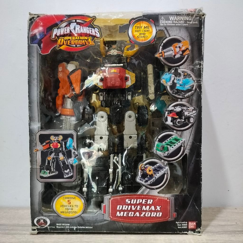 bandai super drivemax megazord