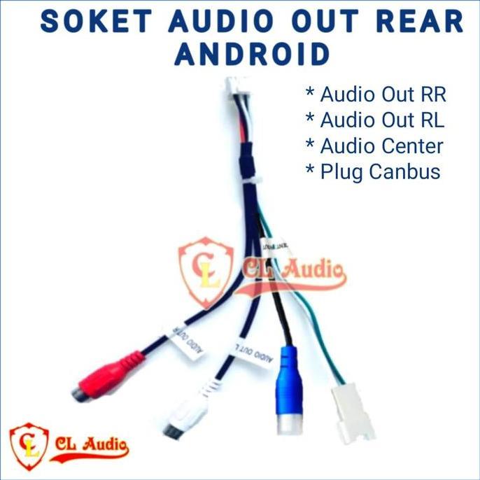 Promo Soket Kabel Rca Rear Head Unit Android Diskon