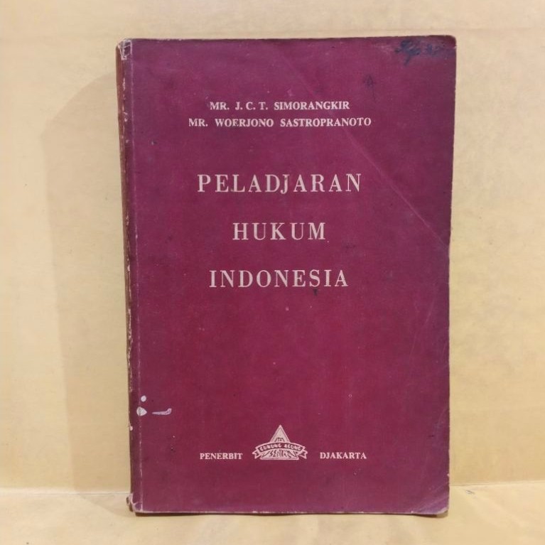 peladjaran hukum Indonesia