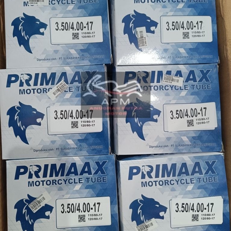 BAN DALAM PRIMAAX 350/400-17 ATAU 110/80-17 ATAU 120/80-17