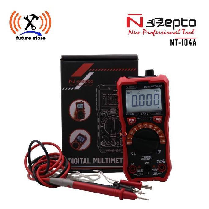 Nepto Nt-104A Multimeter Multitester Ncv Digital Pengukur Arus Listrik