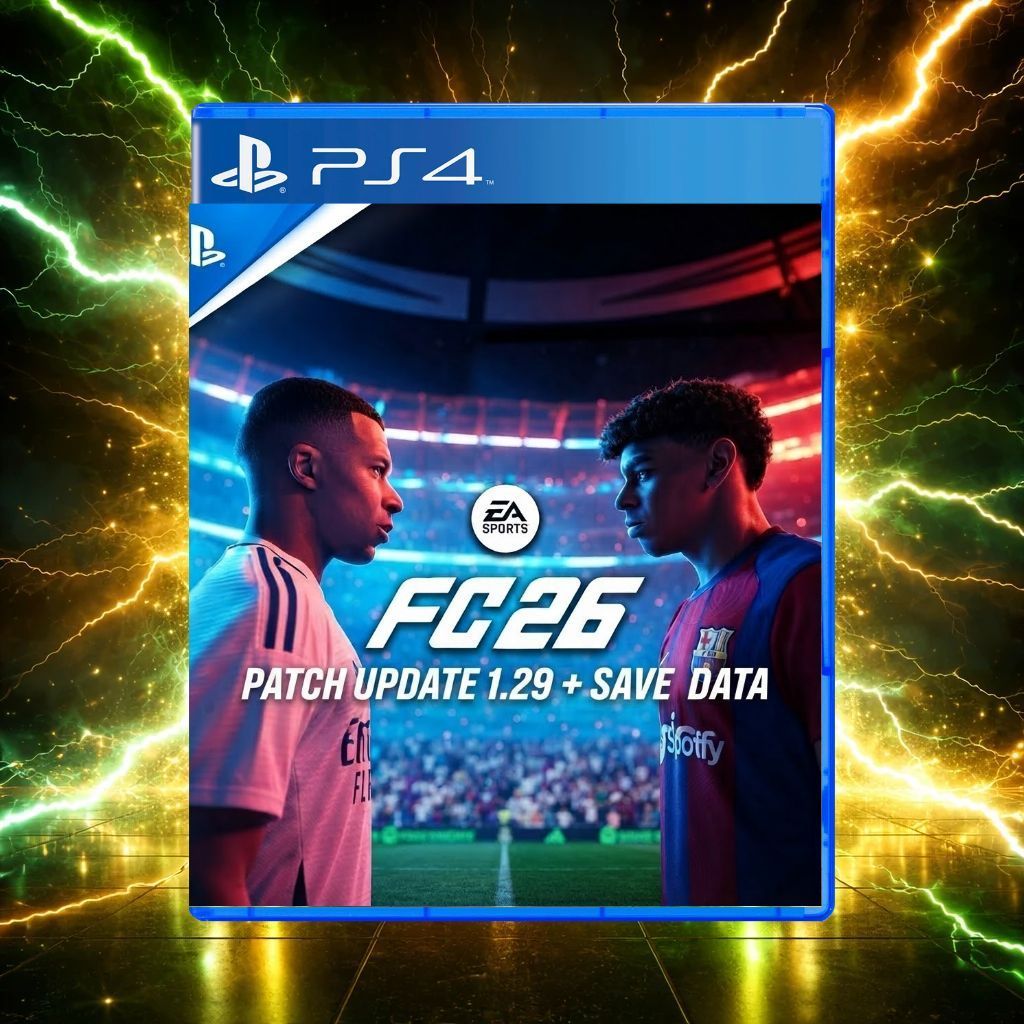 EA SPORTS FC 26 WINTER PATCH UPDATE 1.29 2026 + Save data – Game PS4 HEN Digital (Format PKG) | Full