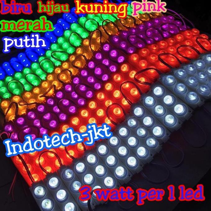 JIBAJALA Lampu Kolong Sorot 12 Volt 3 Led 3 Watt Dijamin Terang