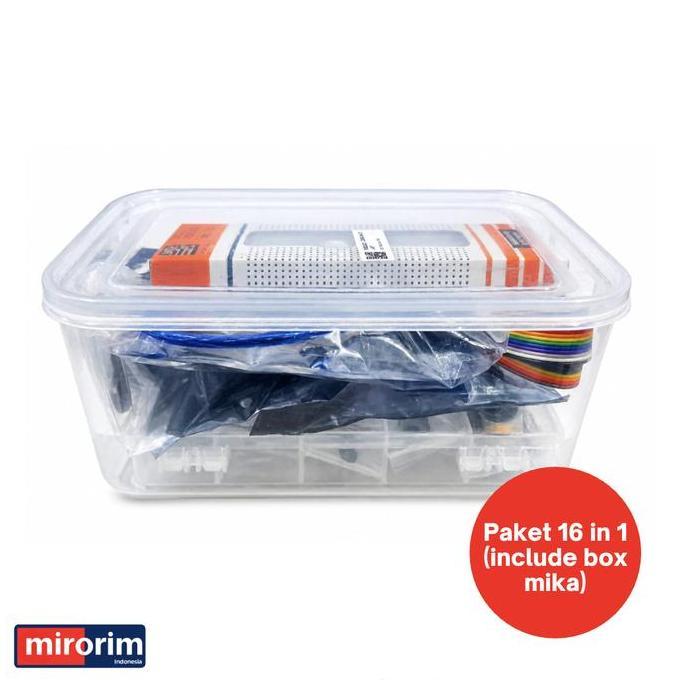 Kit Arduino Uno Mega R3 Starter Kit Lengkap + Lcd + Sensor + Servo Paket Belajar Arduino Pemula