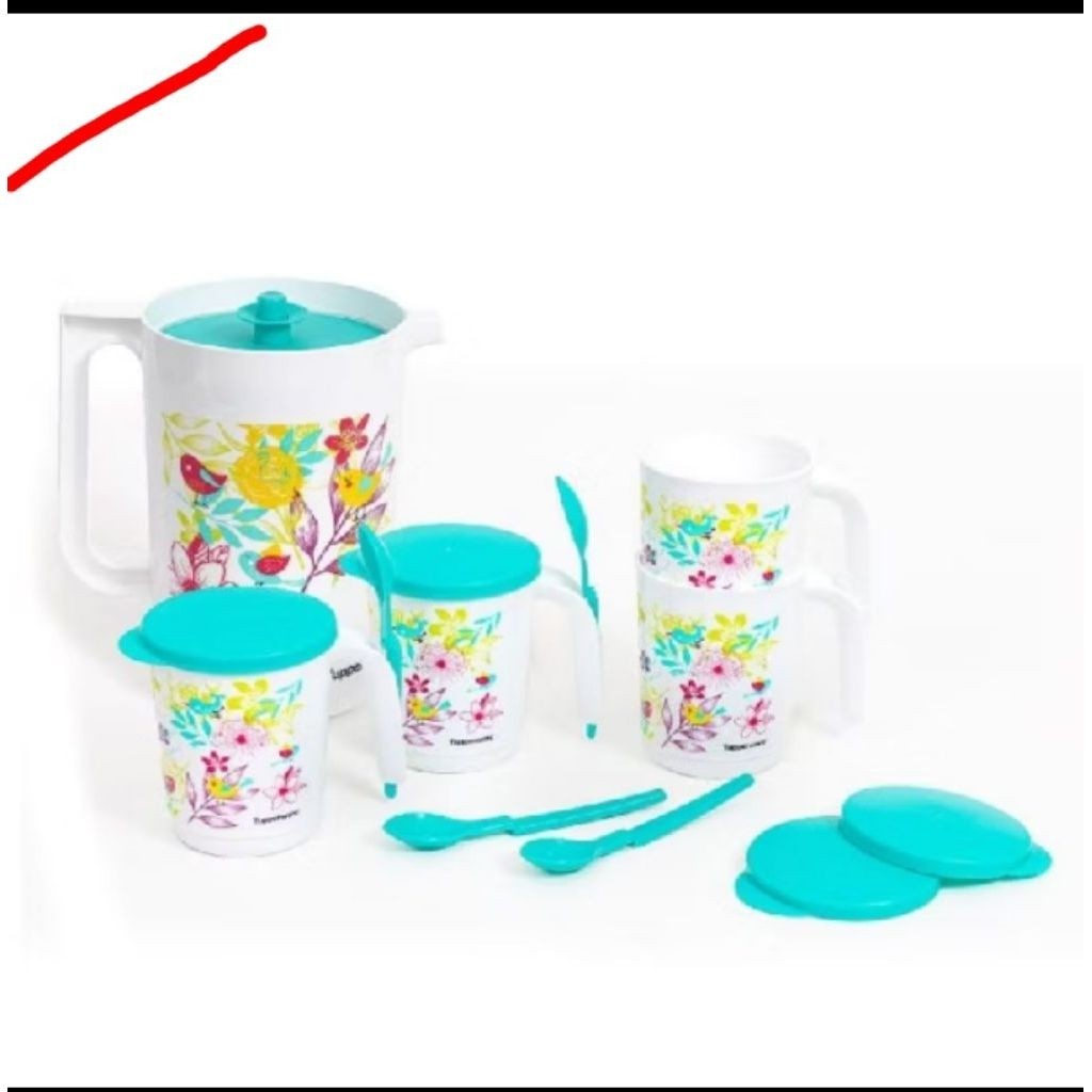 Drinking set tupperware tempat minum tupperware dan teko